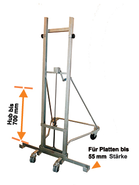 Platten-Hubwagen